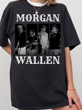Morgan Wallen Concert Shirt, Morgan Wallen Black Tee